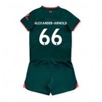 Fotbalové Dres Liverpool Alexander-Arnold #66 Dětské Alternativní 2022-23 Krátký Rukáv (+ trenýrky)